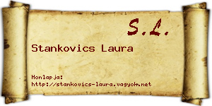 Stankovics Laura névjegykártya